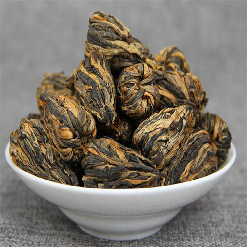Canned Handmade Black Tea Yunnan Dianhong Black Tea Small Pagoda Pu-erh Tea 60g Secondary image
