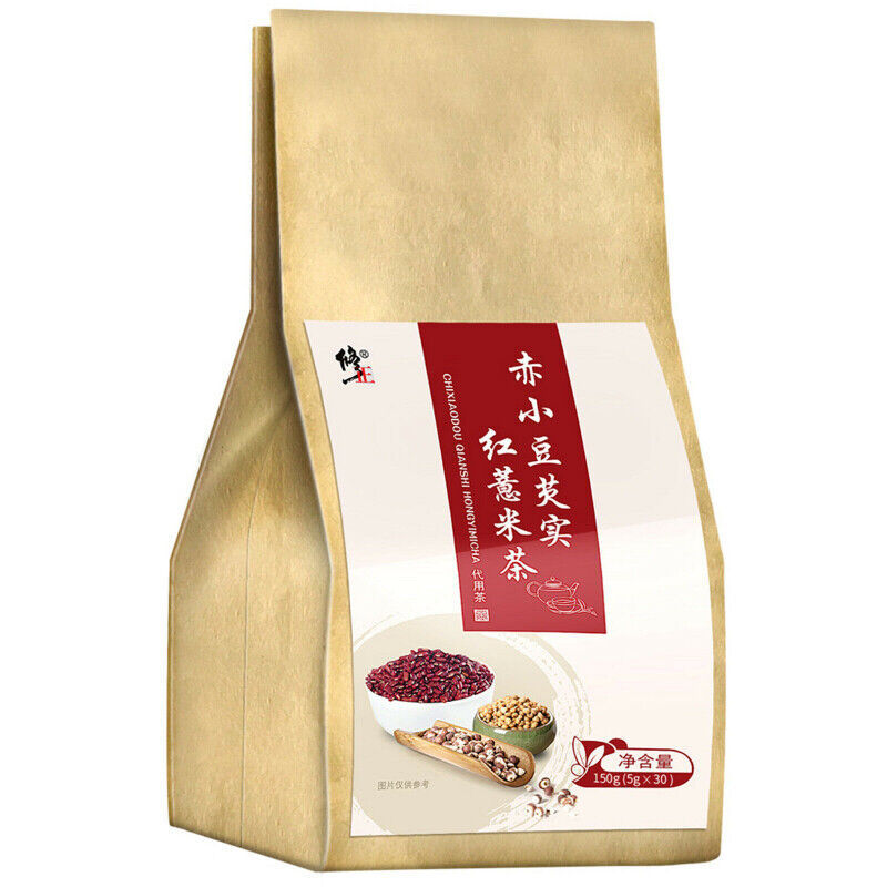 Herbal Tea Hongdou Yimi Qianshi Chixiaodou Red Beans Barley 5g*30 Bags