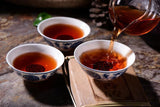 250g Pu Er Tea Cooked Old Pu'er Tea Brick Brown Fragrant Brick Menghai Pu-erh Tea