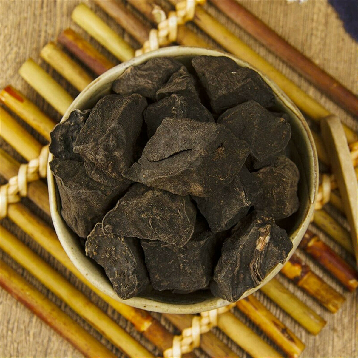 Chinese Herbal Tea He Shou Wu Polygonum Multiflorum Root Herbs Dried Black Beans Main image