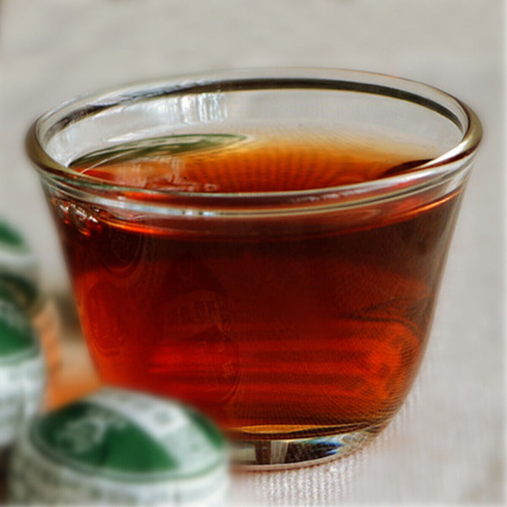 Yunnan Pu-erh Tuo Black Tea Puer Tea Ripe Puer Lotus leaf Chinese HealthCake Tea