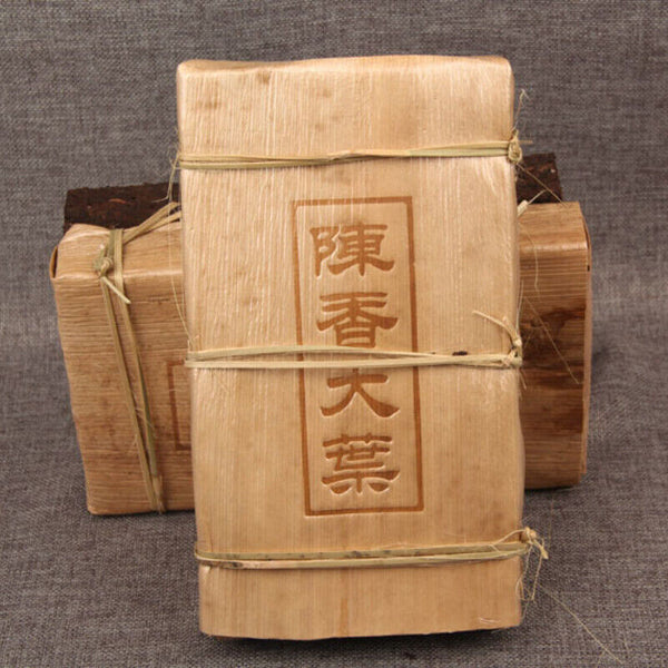 Bamboo Shell Old Pu'er Tea Brick Yunnan Ancient Tree Big Leaf Pu-erh Tea 1000g