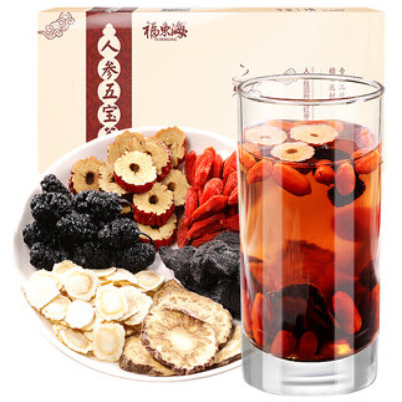 Mulberry Maca Organic Renshenwubaocha New Man Health Herbal Tea Bag 25g*10 Bags