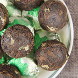 Yunnan Pu-erh Tuo Black Tea Puer Tea Ripe Puer Lotus leaf Chinese HealthCake Tea