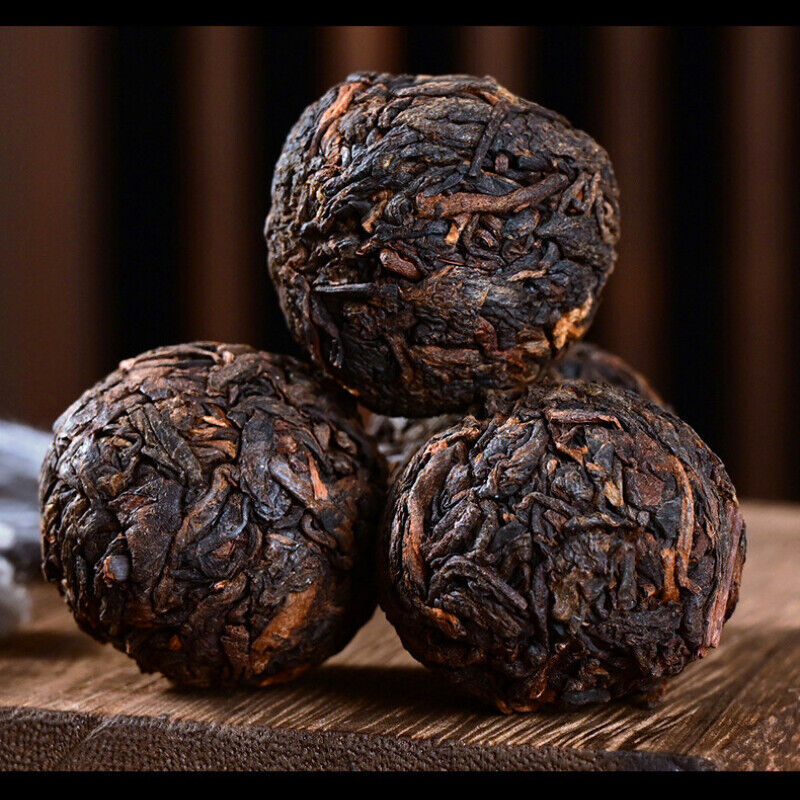 Premium Yunnan Big Tree Pu-Erh Tea Canned Box Pu'er Dragon Ball Cooked Tea 250g