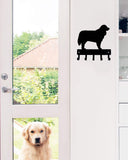 Bernese Mountain Dog Dog Key Rack Hanger -6 Inch Wide/9 Inch Wide Metal Wall Art