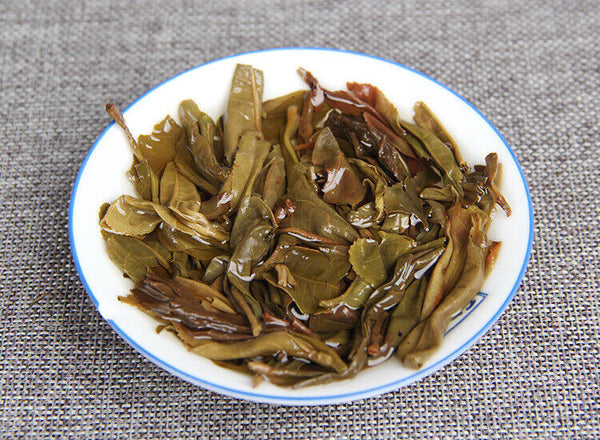 Puerh Green Tea Pu-Erh Tea Pressing Process Cha Pu'er Tea Cake Craft Tea 357g