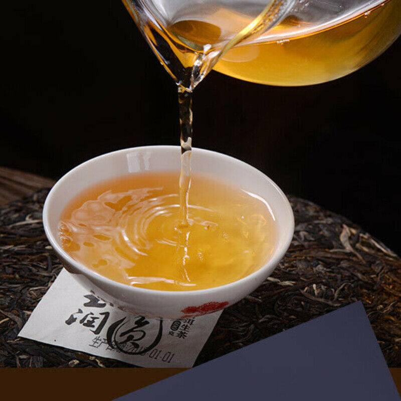 Zhu Yuan Yu Run Pu-erh Tea Cake HAIWAN Ecology Cha Puer Brand Old Comrade 400g