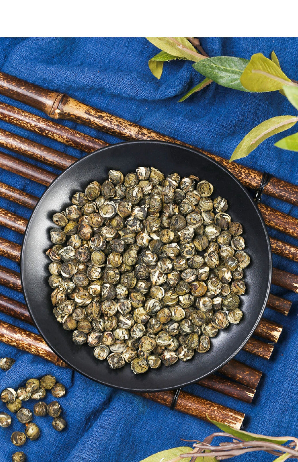250g Hand Roll Organic Premium King Grade Jasmine Dragon Pearl Chinese Green Tea