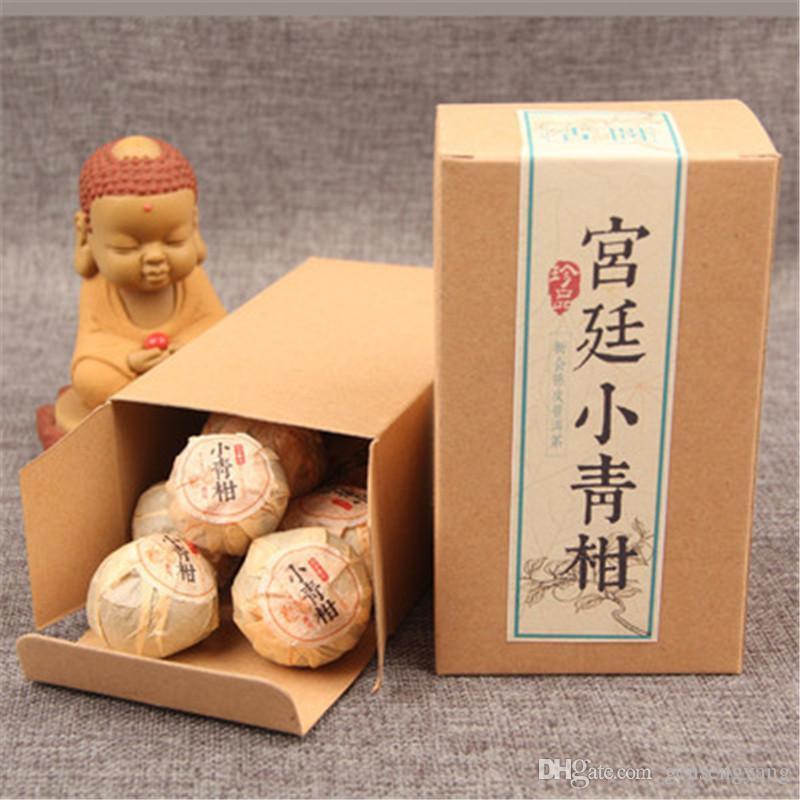 Small Green Mandarin Black Tea Healthy Drink Organic Tea Yunnan Pu Erh Tea 100g