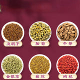 Organic Honeysuckle Burdock Root Chrysanthemum Wolfberry Cassia Flower Tea 120g