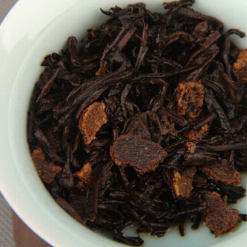 PEI YU Xinhui Aged Chenpi Ripe Puer Tea Orange Skin Puerh Pu'er Loose Tea 312