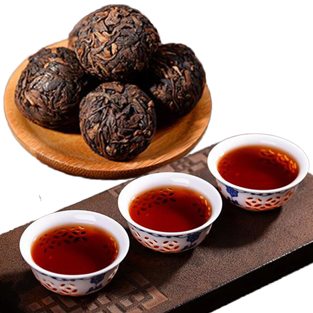 Yunnan PU-ERH TEA Ripe Puer Tea Fragrant Tuocha China 20pcs/lot about 200g Secondary image