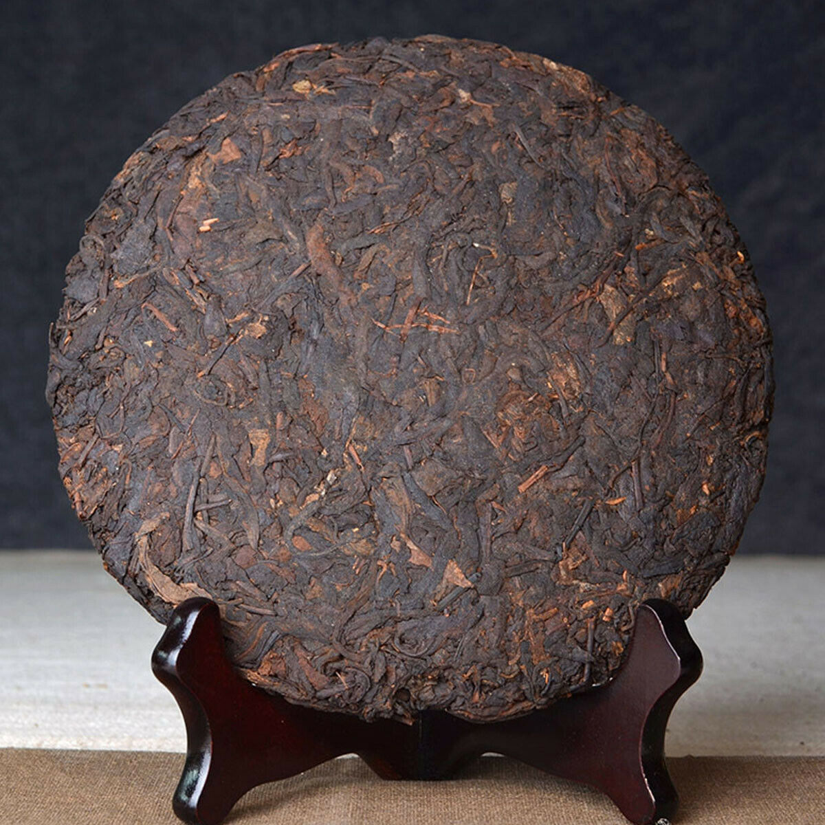 Ripe Pu-erh Tea Menghai Chinese fermented Old Yunnan Puer Tea Cake Organic 357g Secondary image