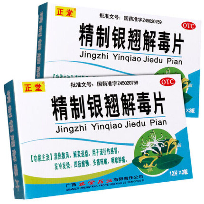Zhengtang Jingzhi Yinqiao Jiedu Pian 正堂精制银翘解毒片 Main image