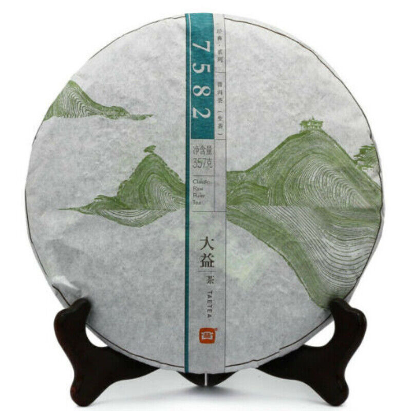 Puer Tea Yunnan Ecology Menghai Dayi Puerh TAETEA7582 Classic Cha Pu'er Tea 357g
