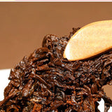 China puer tea ripe tea 10 yrs old Pu-erh tree nature golden bud fully fermented