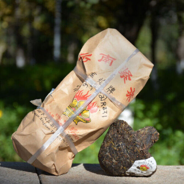 Bao Yan Jin Cha Xiaguan Toucha Raw Mushroom Tuo Cha Pu Erh Puer Tea * 250g