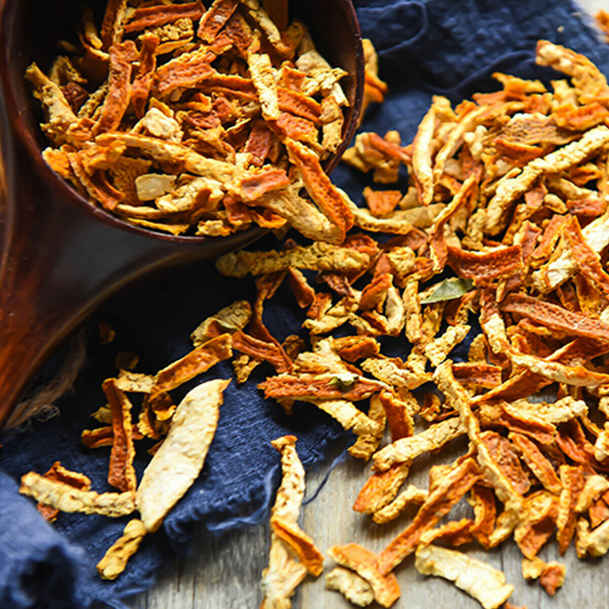 Fruit Tea Dried  Orange Peel To Make Syrup of Plum Relieve A Cough Health Care