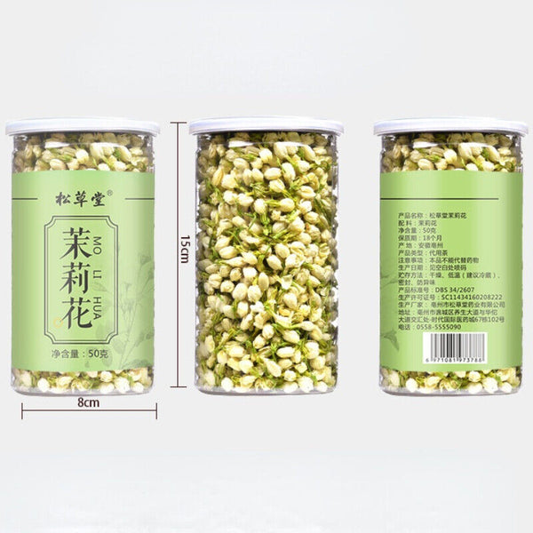 Mo Li Hua Tea Organic Jasmine Buds Tea High Quality Dried Jasmine Herbal Tea 50g