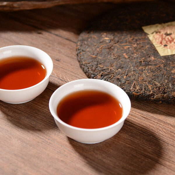 Premium Yunnan Ecological Pu'er Black Tea Palace Old Pu-Erh Cooked Tea Cake 357g