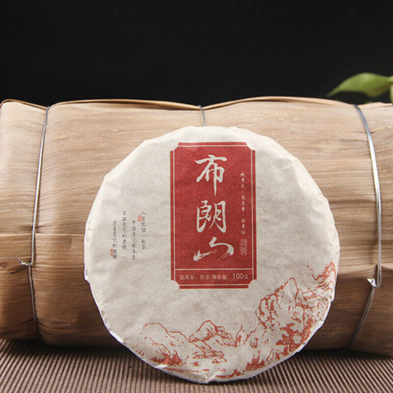 Pressed Tea Ancient Tree Puer Black Tea Cake Yunnan Organic Ripe Puer Tea 100g Secondary image