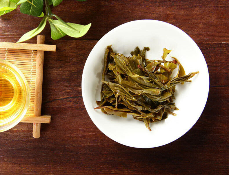 Organic Green Food China Yunnan Puerh Tea Cake Cha Puer Menghai Sheng Tea 357g