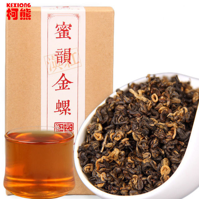 200g Kunming crested early spring honey rhyme gold screw black red Dianhong food