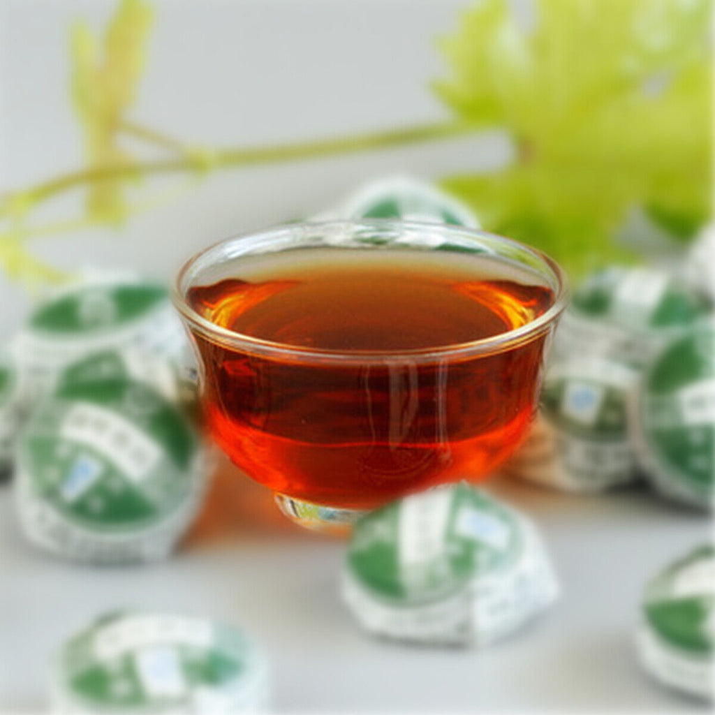 Yunnan Pu-erh Tuo Black Tea Puer Tea Ripe Puer Lotus leaf Chinese HealthCake Tea