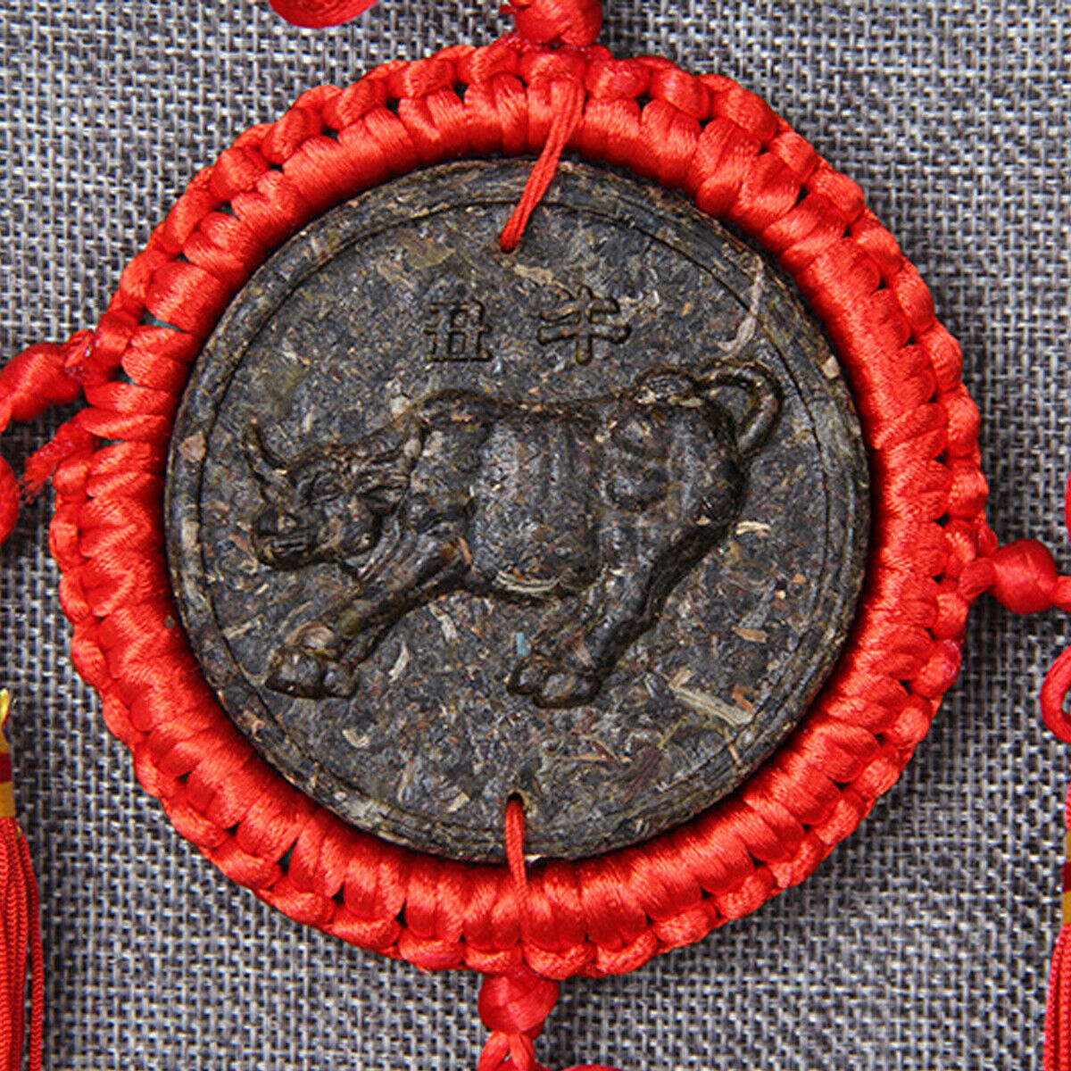 12 Pcs Ripe Puerh Tea Zodiac Craft Pendant Decorative Gifts Organic China Yunnan