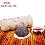 500g Promotion 5pcs Top Grade Shu Black Pu-erh Tea Yunnan Original Puer Red Tea
