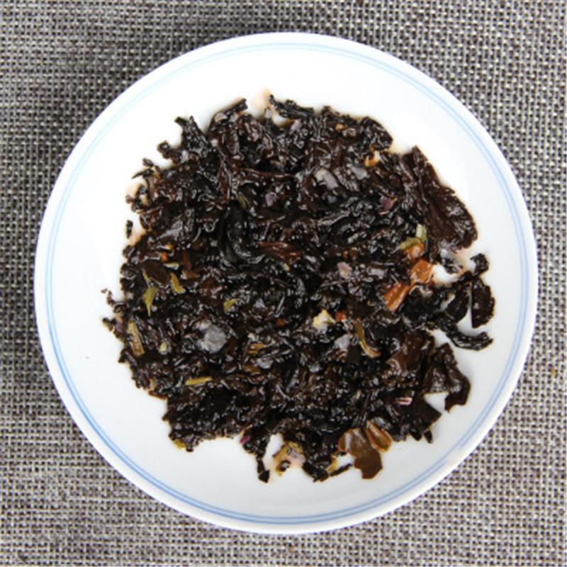 100g Yunnan Rose Puerh Tea Canned Rose Puer Small Tuocha Organic Pu Er Ripe Tea