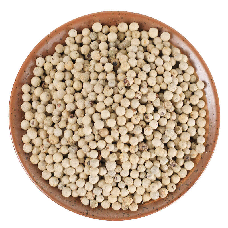 Chinese Herbs Cooking Materials Baihujiaoli White Pepper 250g/500g 白胡椒粒 Main image