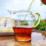 Tasty Black Tea Aged Pu'er Cha Tea Lao Ban Zhang Gold Leaf Lao Tea Brick 200g