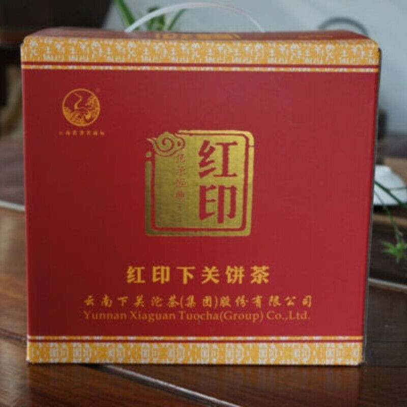 Yunnan Ancient Tree Pu Erh Cha Puer Tea Classic Red Seal Xiaguan Pu'er 357g