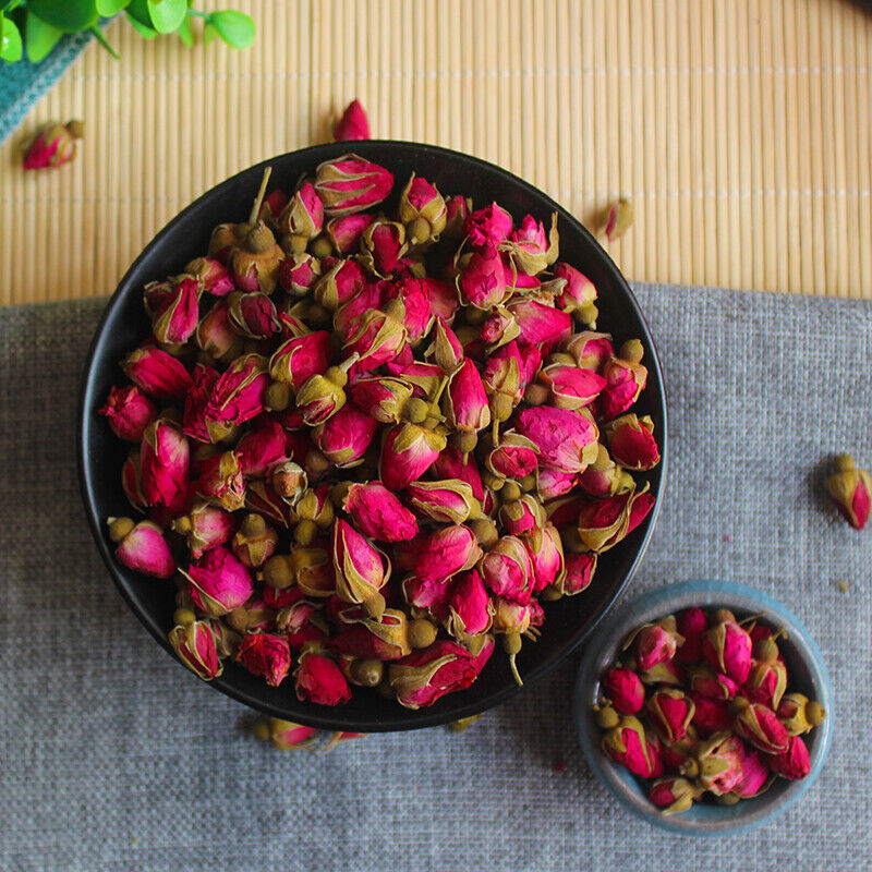 Red Rose Bud Tea Aroma Dry Flowers Ecology Herbal Blooming Tea China Flower Tea