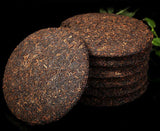 357g Yunnan Pu-erh Tea Pu'er Ripe Tea Menghai Spring Cooked Black Seven Cake Tea