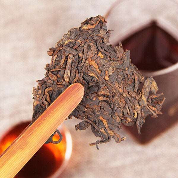 Slimming Red Tea Certified Aged Pu'er Tea Gongting Chen Yun Cooked Tea 357g