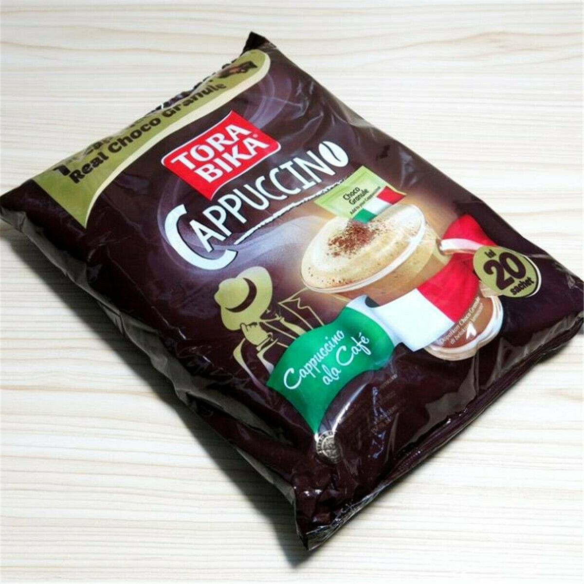 Delicious Flavored Coffee Instant Coffee 500g Coffee 25g/ Bag Cappuccino