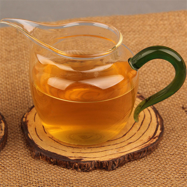 China 357g Spring Puer Cake Pu Erh Raw Pu-erh Green Tea Handmade Fermented Leaf