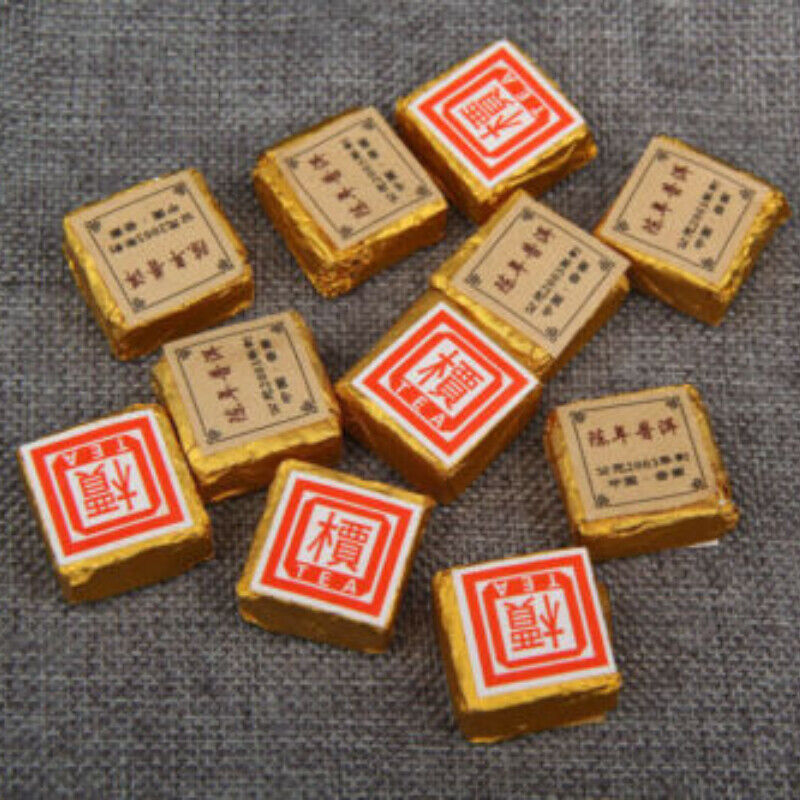 Yunnan 'Jia' Word Mini Tea Aged Pu'er Brick Brick Shu Puer Pu-erh Ripe Tea