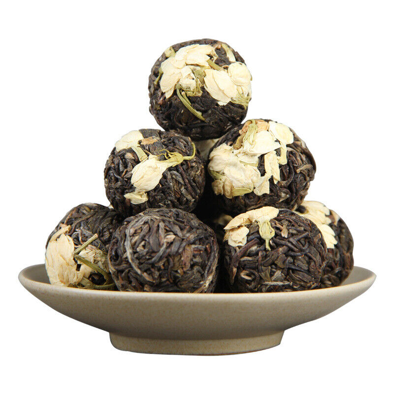 Jasmine Pu'er Dragon Ball Yunnan Cha Tea Ancient Tree Flower Pu-erh Tuocha 500g