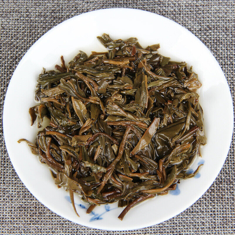 Health Care Organic Big Leaf Pu-erh Green Tea Cake Yunnan Old Pu'er Cha Tea 400g