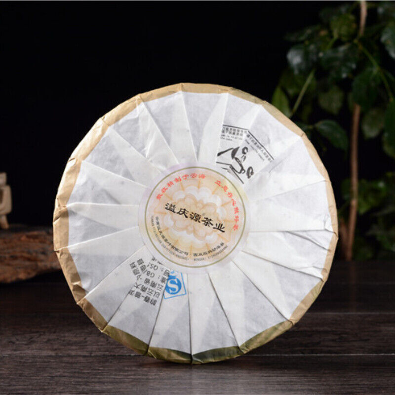 Yunnan Pu'er Ripe Tea Natural Big Leaf Puerh Tea Cake Top Chinese Dark Tea 357g