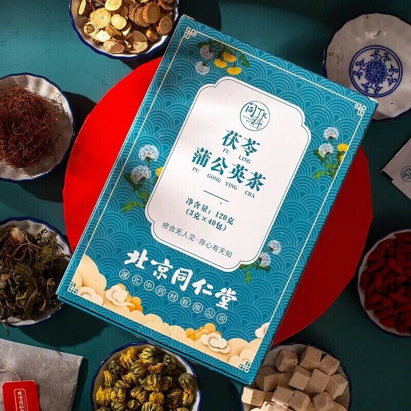 Cassia Chrysanthemum Tea Poria Dandelion Health Tea 同仁堂茯苓蒲公英茶120g菊花菊苣养生茶滋润肠胃改善便秘 Secondary image