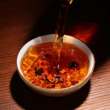 357g Yunnan Pu-erh Tea Pu'er Ripe Tea Menghai Spring Cooked Black Seven Cake Tea