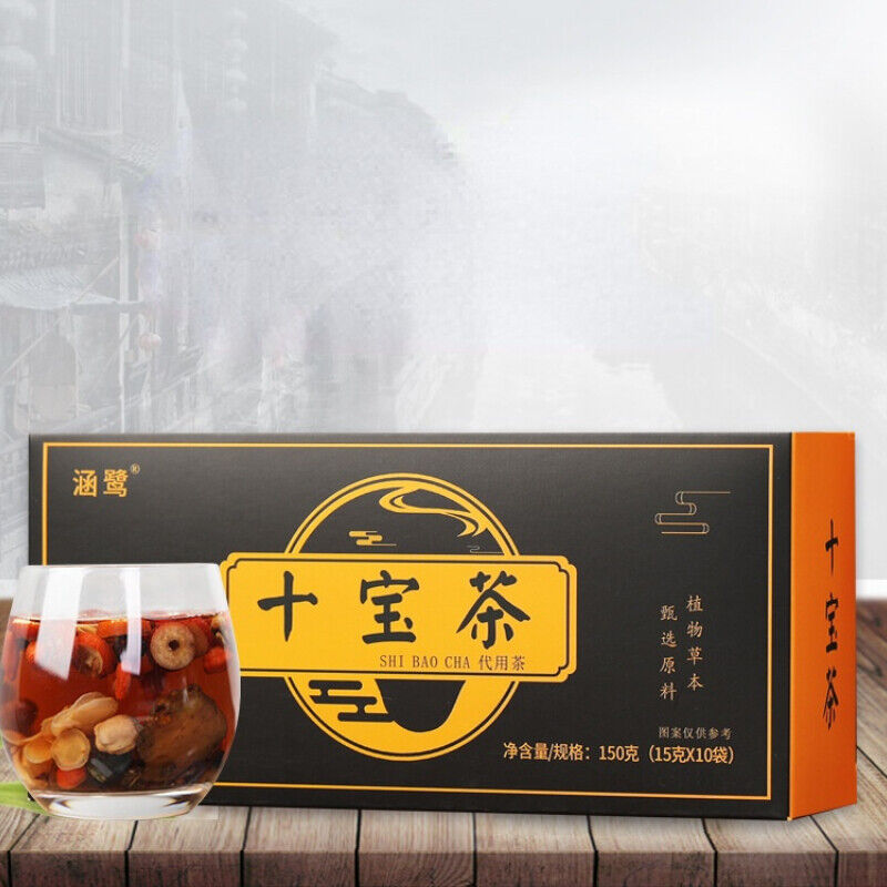 Healthy Herbal Tea Healthy Drink Ginseng Ten Treasure Tea Renshenshibao Tea 150g