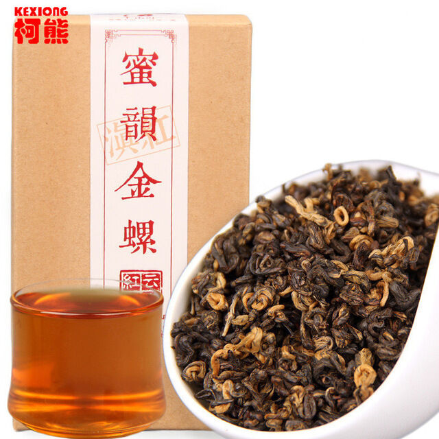 Crested Early Spring Honey Rhyme Gold Screw China Kunming Dianhong Tea Black Tea Secondary image