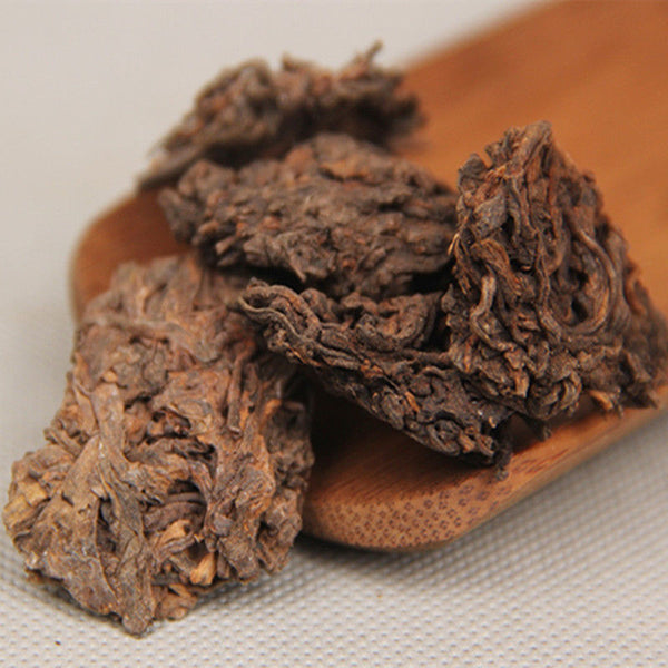 TemuTea China puer tea ripe tea 10 yrs old Pu-erh tree nature golden bud fully fermented