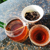 Organic Tea Ancient Tree Pu'er Tea Zhonghong Ying Yunnan Qizi Cake Tea 357g